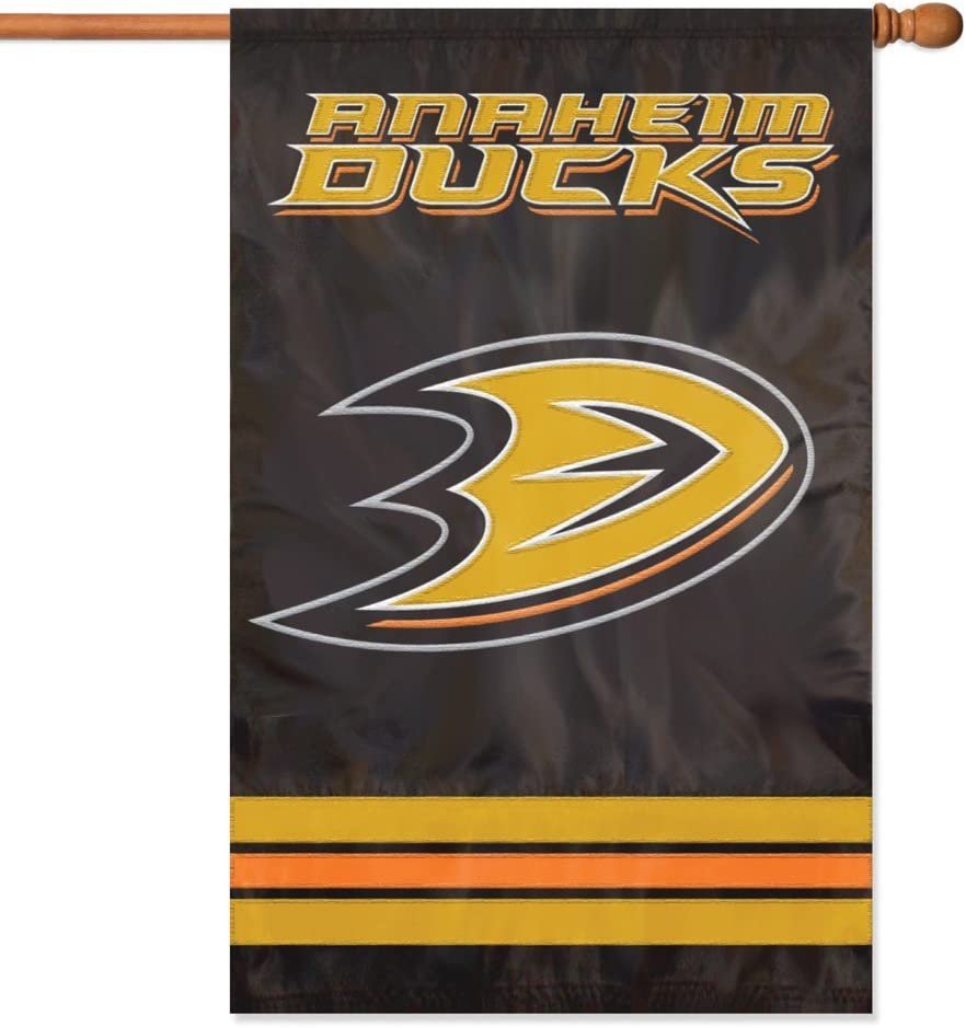 Anaheim Ducks Premium 2-Sided Banner Flag Embroidered 28x44 Outdoor