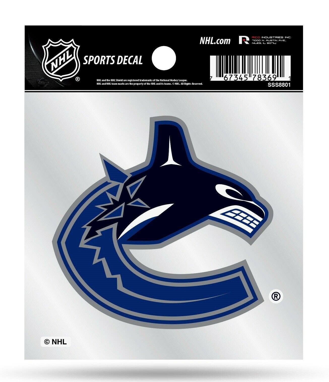 Vancouver Canucks 4x4 Decal Sticker Primary Logo Premium Auto Home Hockey