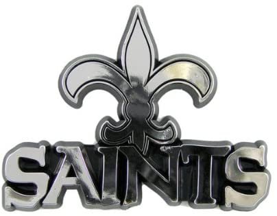 NFL New Orleans Saints Chrome Automobile Emblem