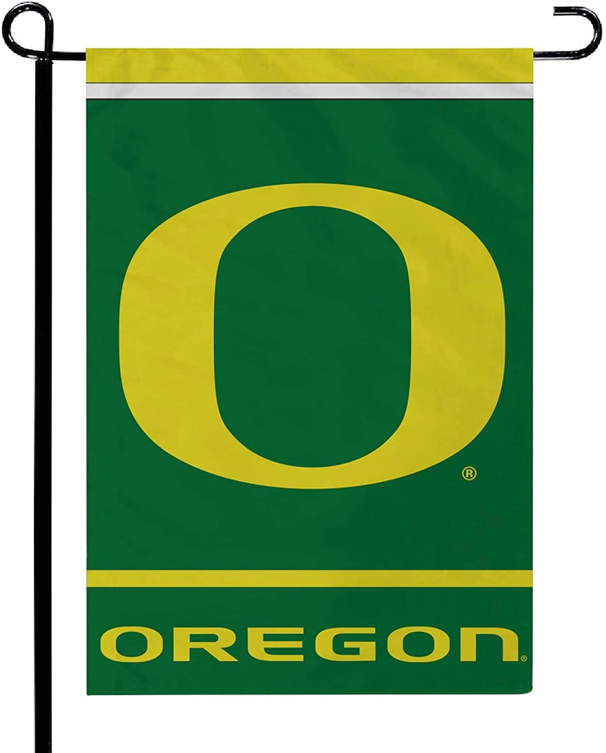 University of Oregon Ducks Double Sided Garden Flag Banner 12x18 Inch Solid Design