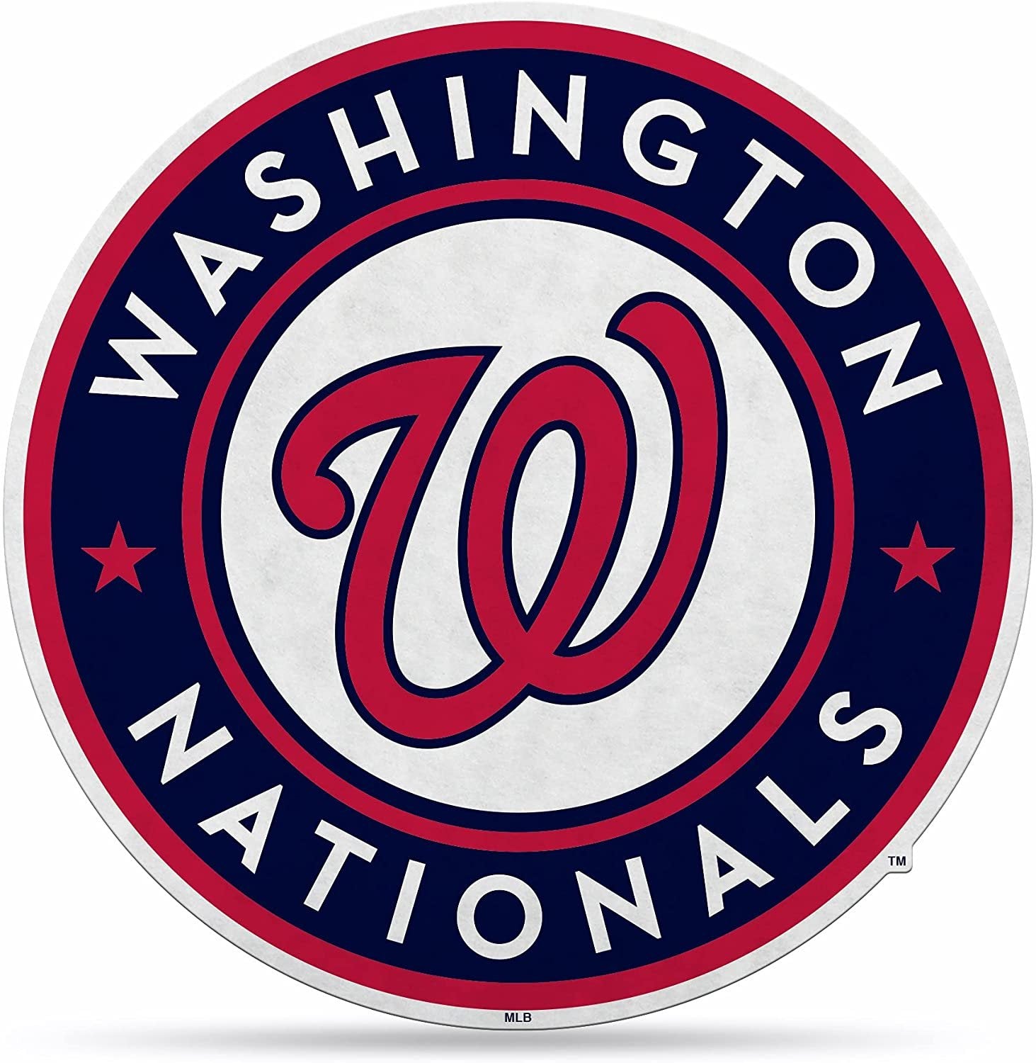 Washington Nationals Pennant Shape Cut Primary Logo Design