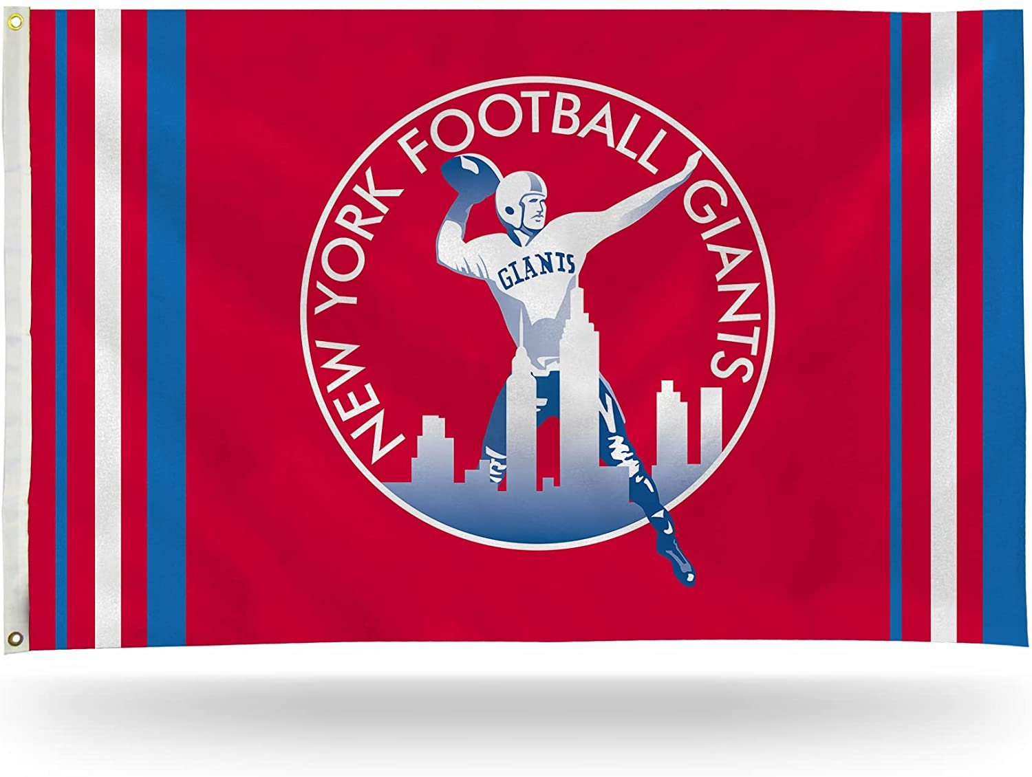 New York Giants 3x5 Foot Flag Banner Retro Logo Metal Grommets Single Sided Indoor Outdoor