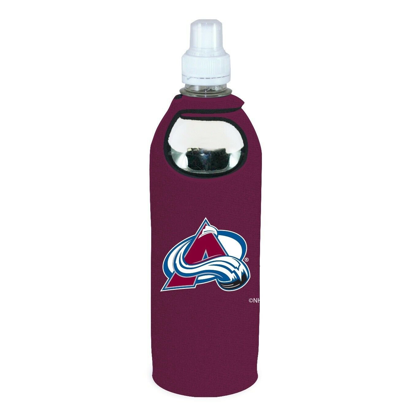 Colorado Avalanche 1/2 Liter Water Bottle Neoprene Beverage Insulator Hockey