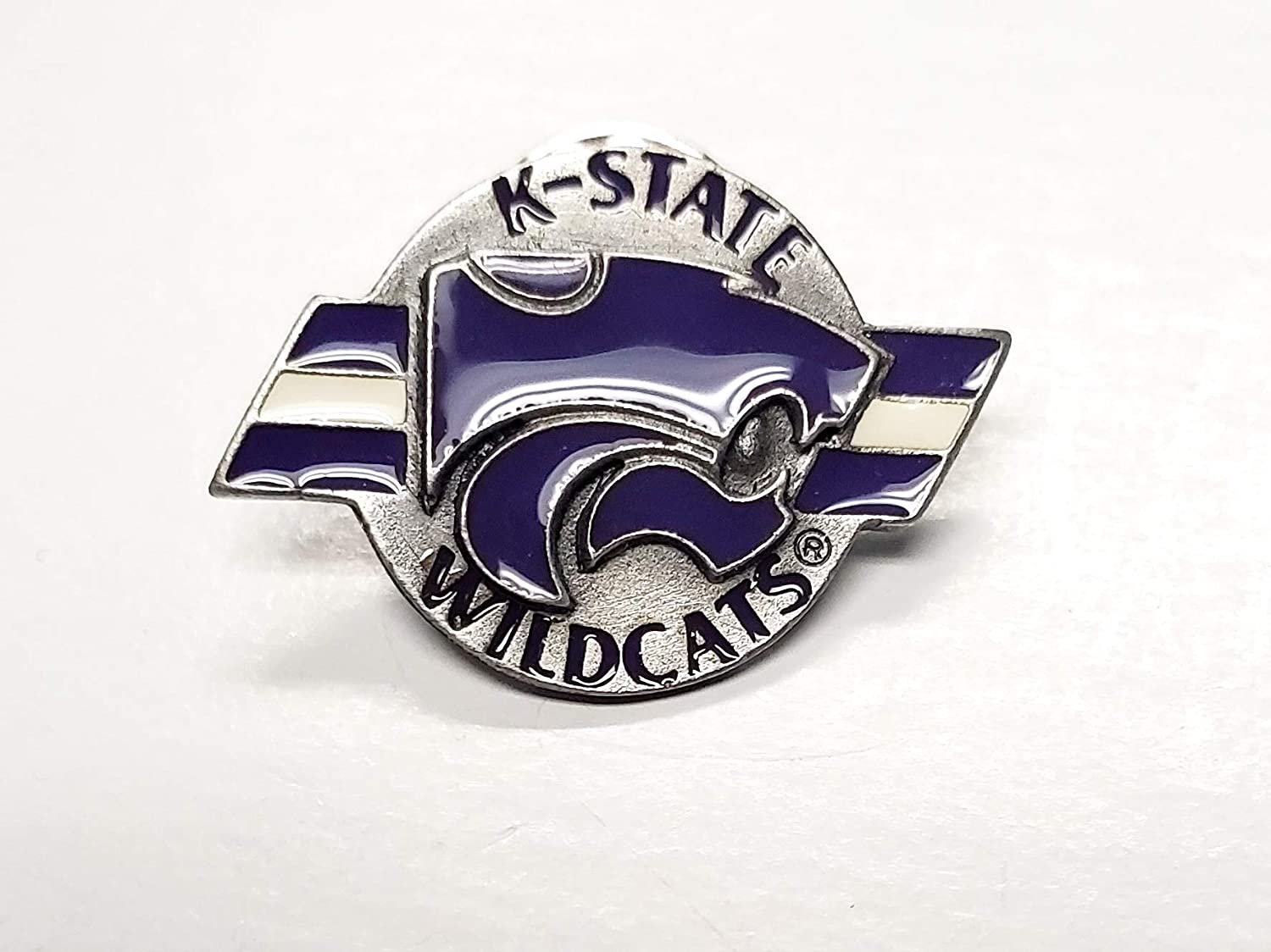 Kansas State University Wildcats Premium Metal Pin, Lapel Hat Tie, Push Pin Backing