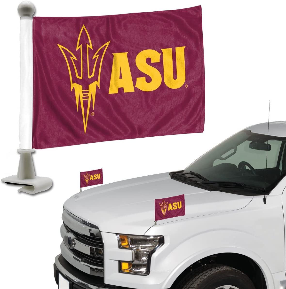 Promark NCAA Arizona State Sun Devils Flag Set 2Piece Ambassador Stylearizona State Sun Devils Flag Set 2Piece Ambassador Style, Team Color, One Size