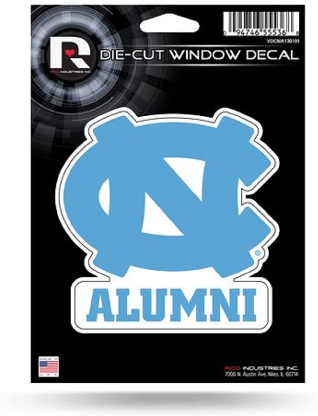 North Carolina Tar Heels UNC Alumni 5" Decal Sticker Flat Vinyl Die Cut Auto Home Emblem University of