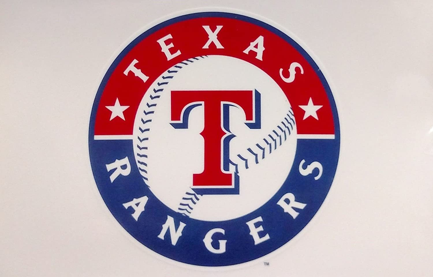 Texas Rangers Reusable Jumbo Cling Auto Home Window Static Decal Baseball