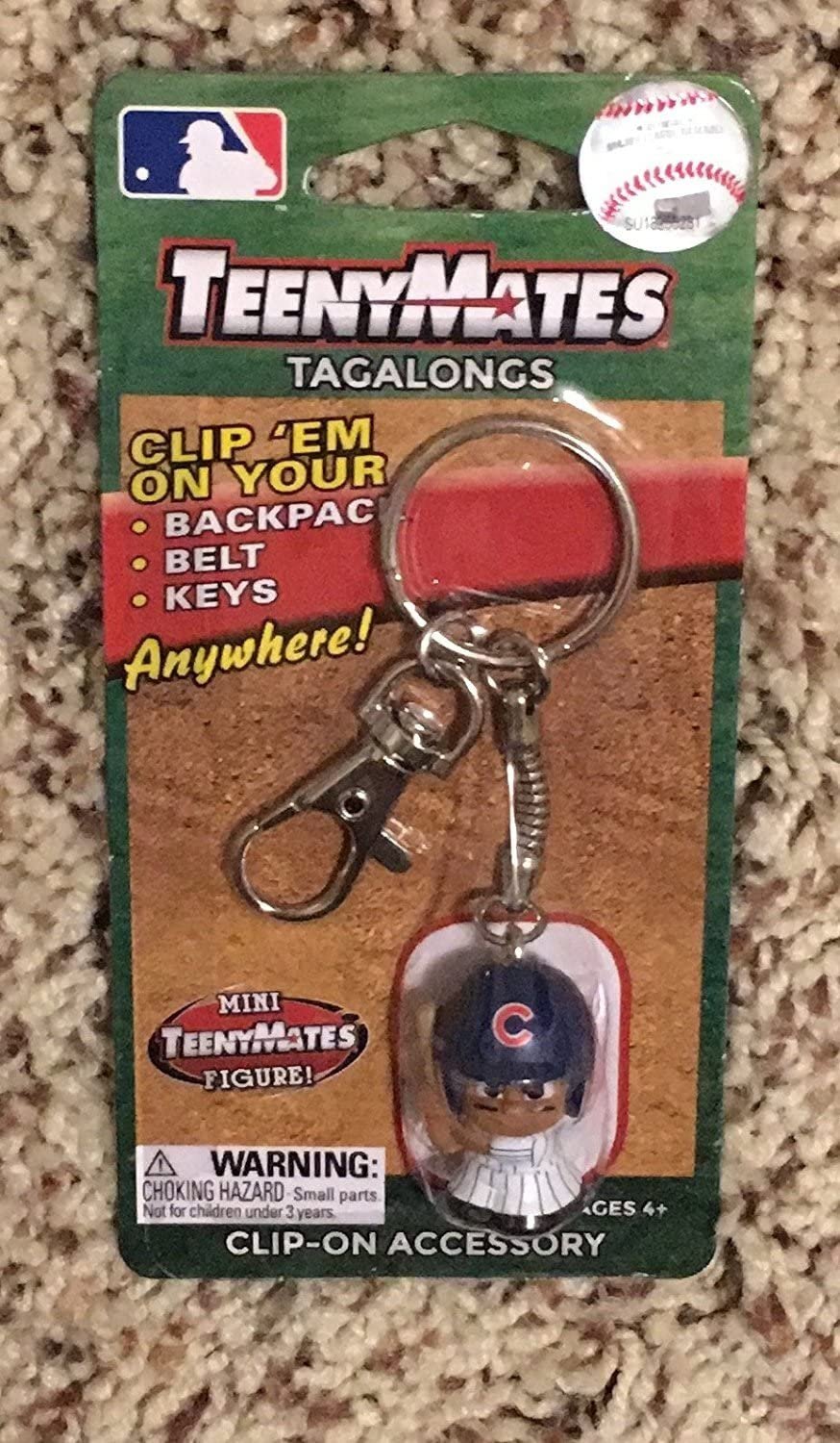 Texas Rangers Teeny Mate Tagalongs Keychain