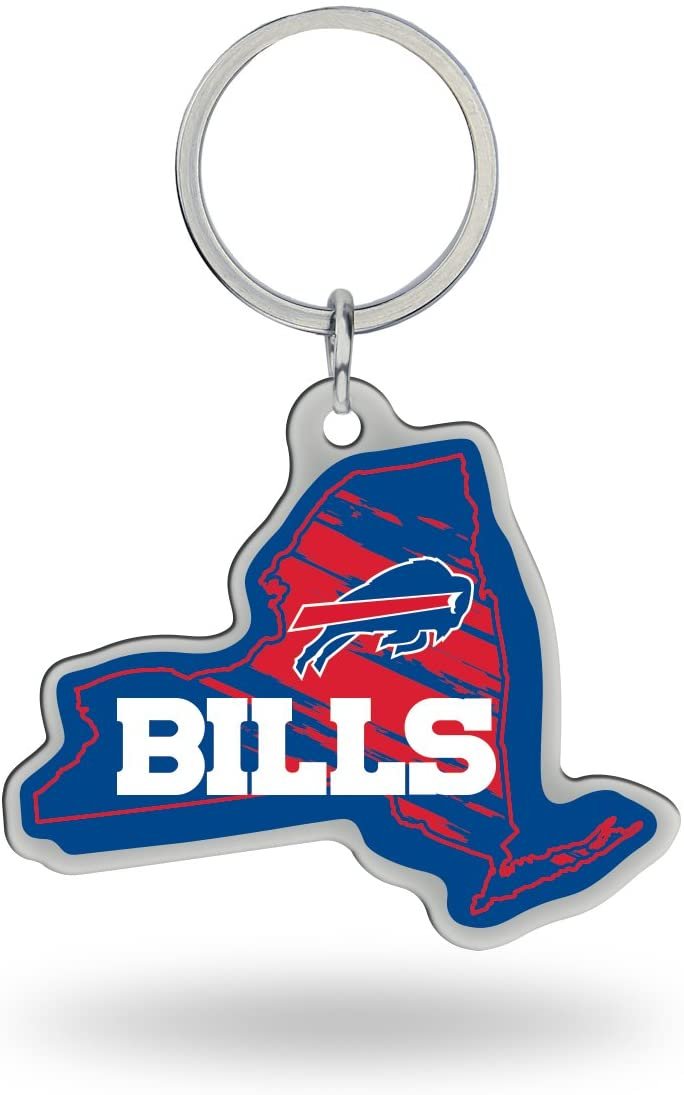 Buffalo Bills State Shape Keychain Metal
