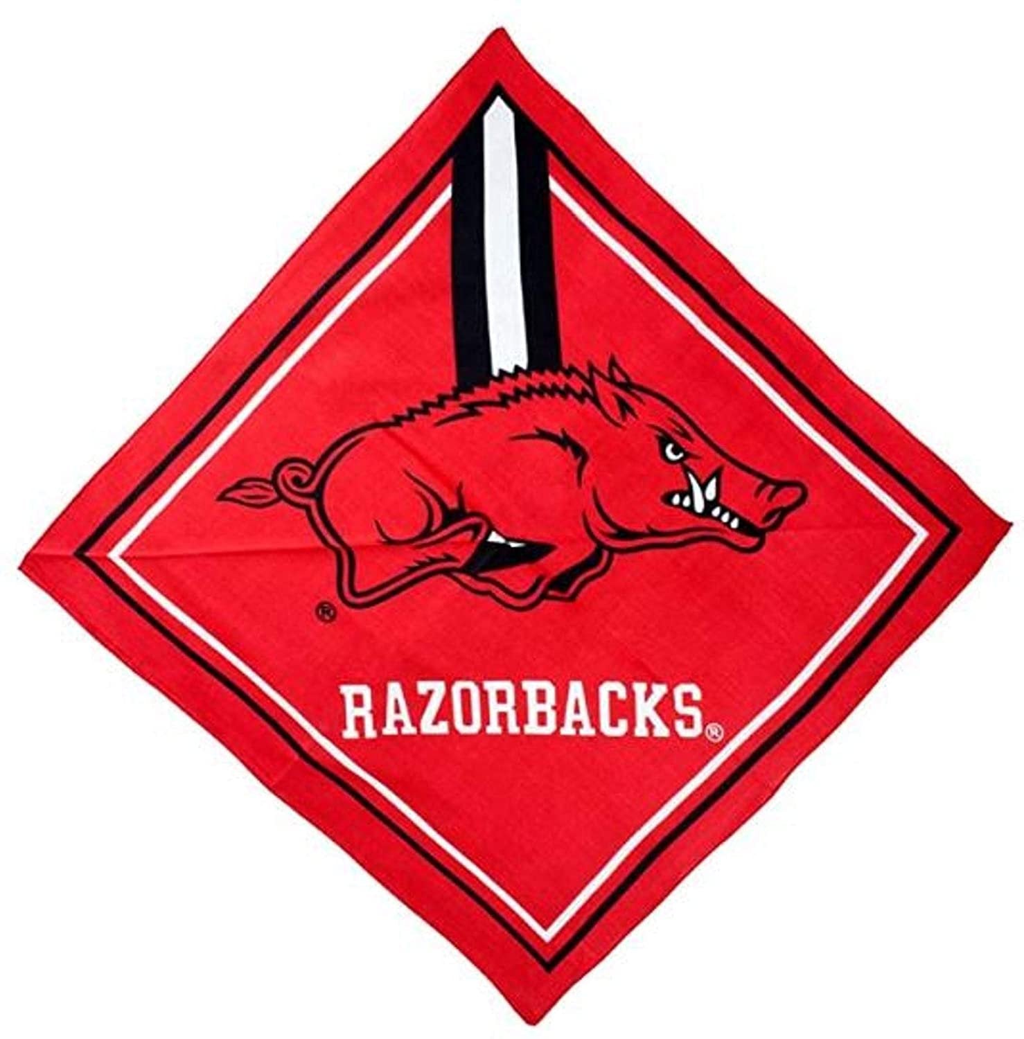 Rico Industries, Inc. Arkansas Razorbacks Bandana Lightweight Traditional Fandana Beanie Headband Ninja University of