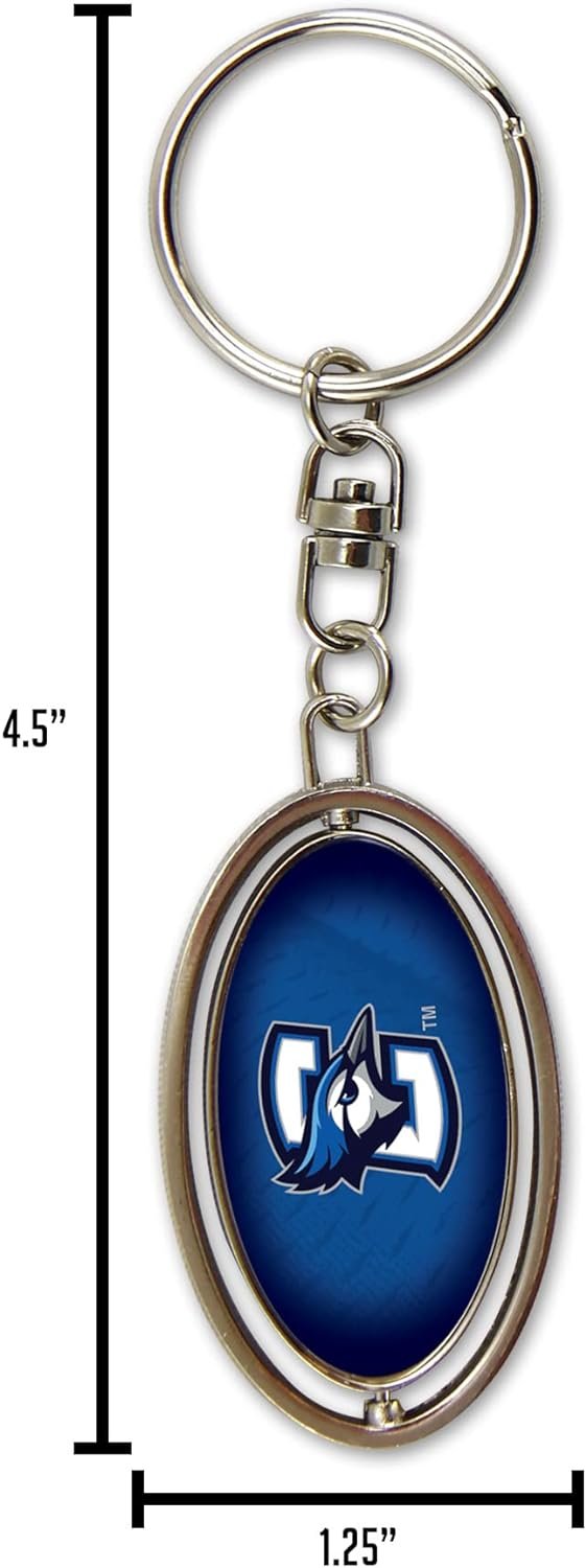 Kansas City Chiefs 2024 Super Bowl Champions Premium Metal Keychain, 2-Sided Spinner, Oval Fob