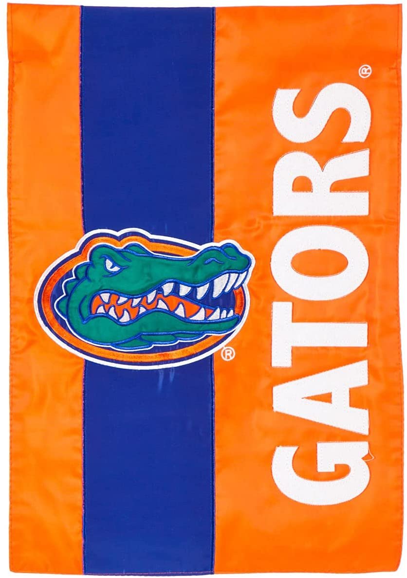 University of Florida Gators Premium 2-Sided Garden Flag Banner, Embroidered Applique, 12.5x18 Inch