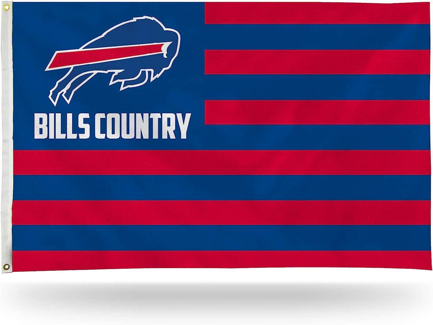 Buffalo Bills 3x5 Feet Flag Banner with Metal Grommets, Country Design, Outdoor Use