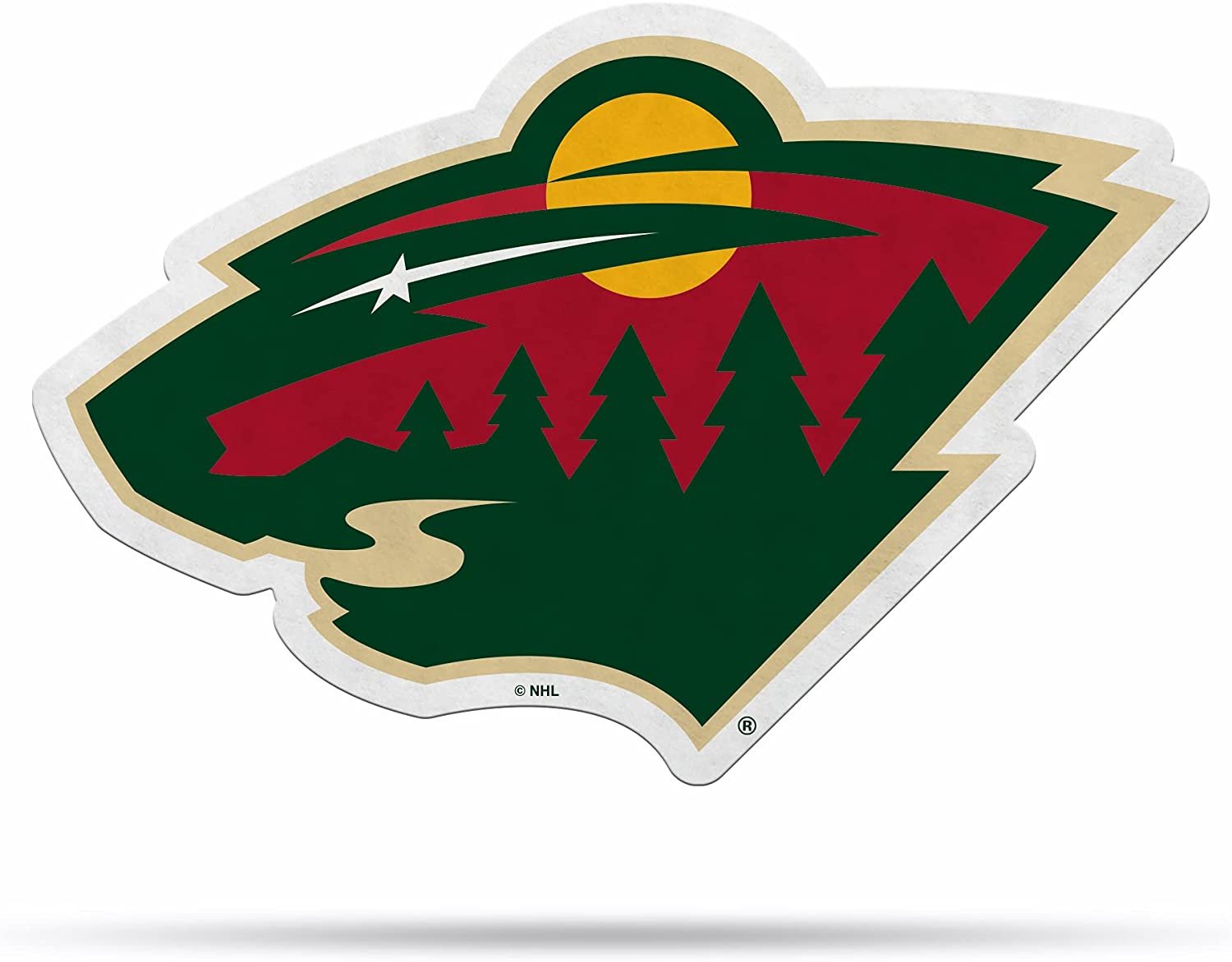 Minnesota Wild Pennant Primary Logo 18 Inch Soft Felt