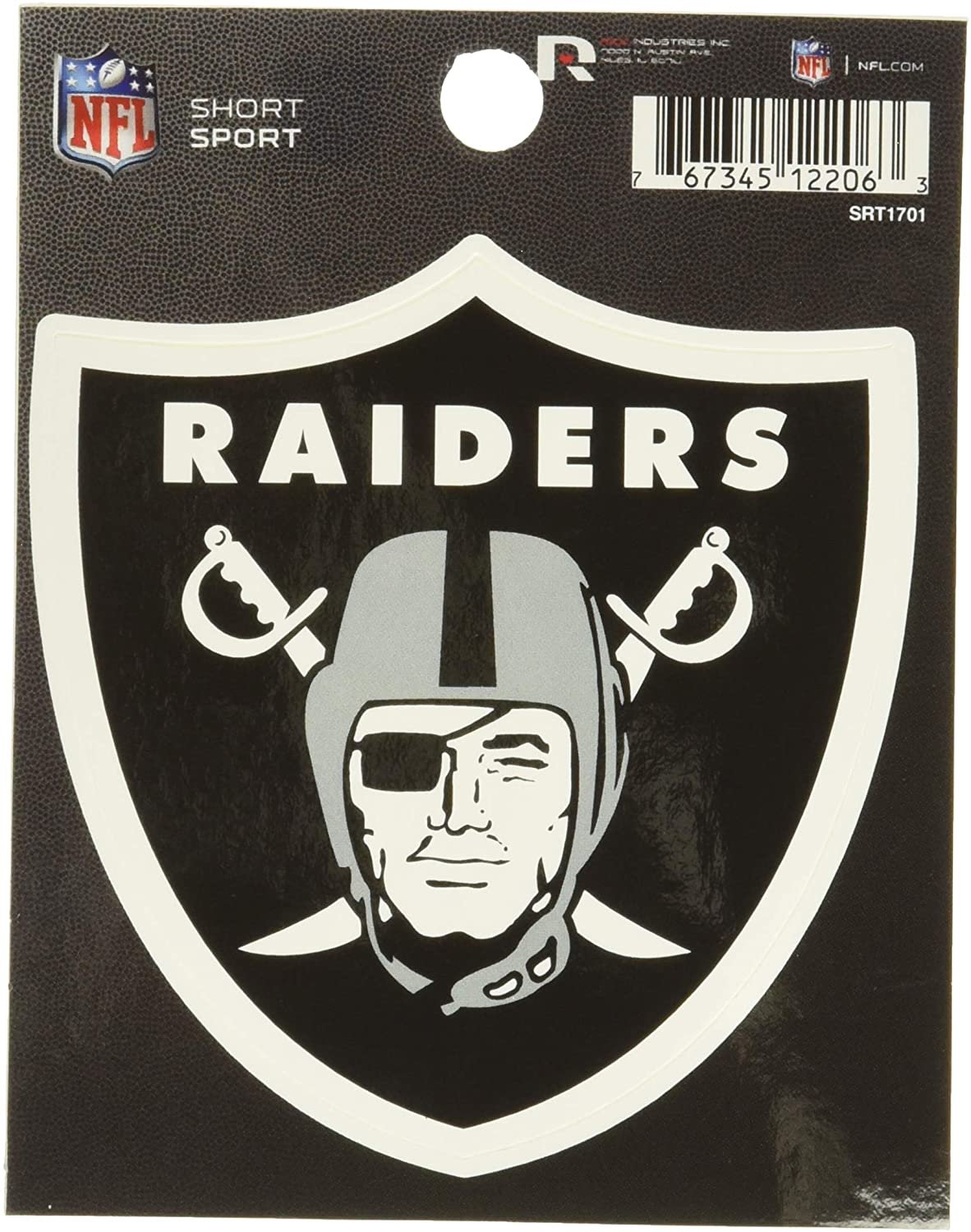 Las Vegas Raiders 3 Inch Decal Sticker Flat Vinyl Die Cut Full Adhesive Backing