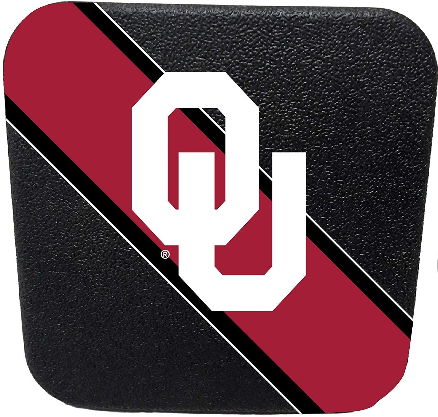 Oklahoma Sooners Rigid Rubber Plastic Hitch Cover Plug Bumper Trailer Auto University of