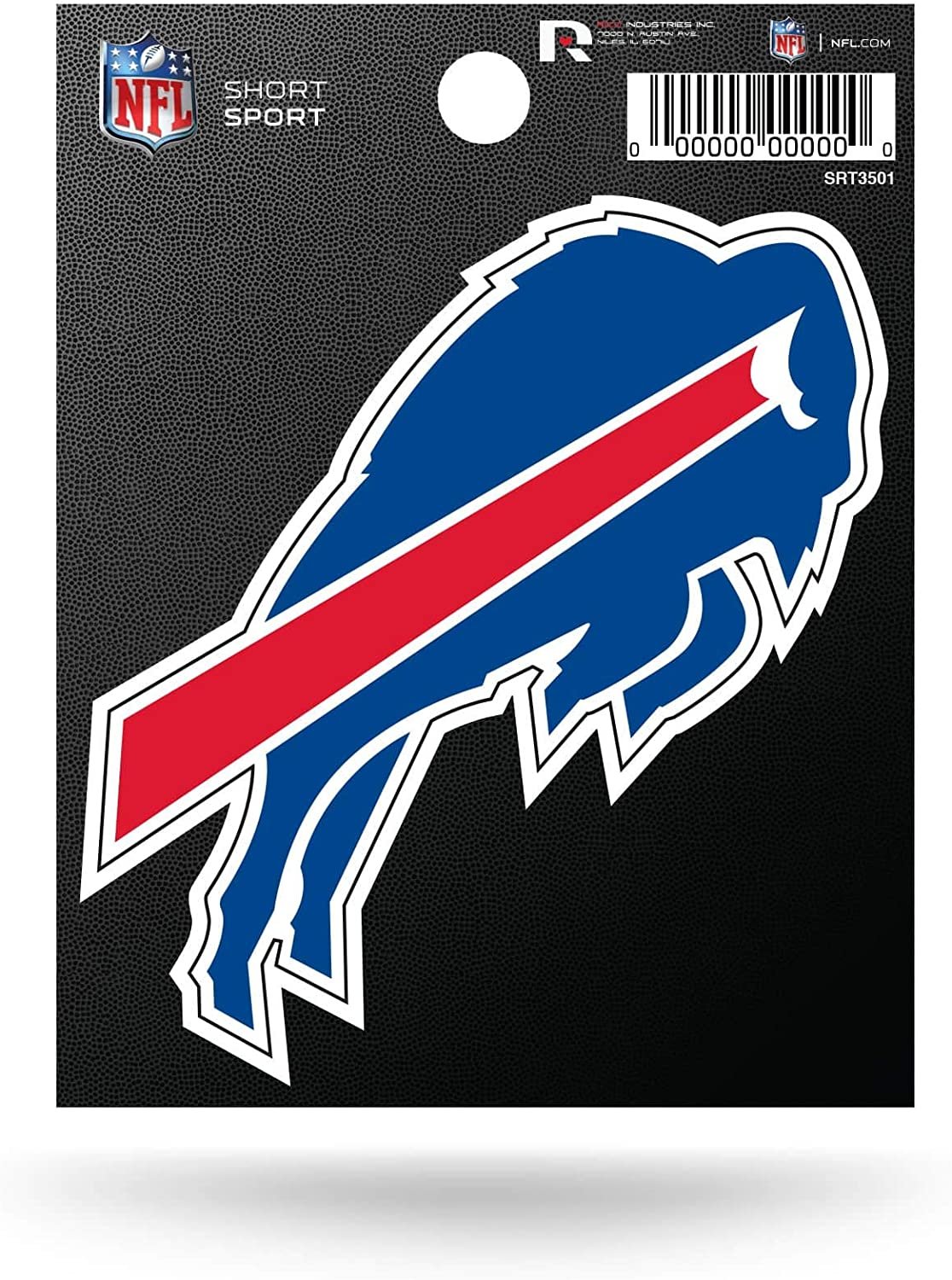 Buffalo Bills 3 Inch Sticker Decal, Full Adhesive Backing, Easy Peel and Stick Application