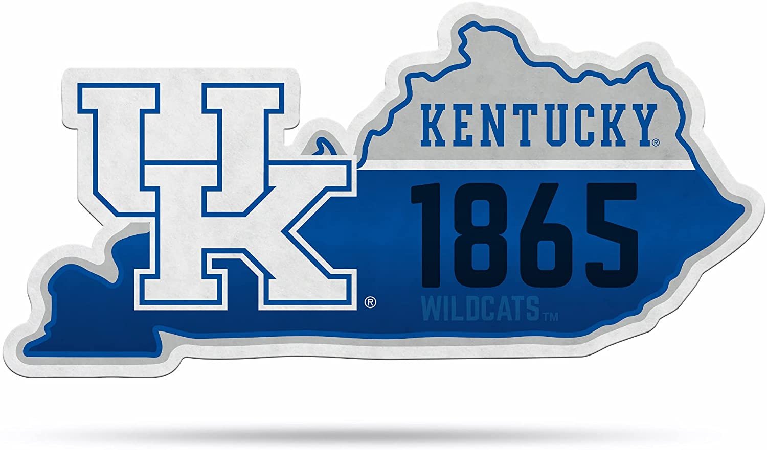 Kentucky Wildcats Pennant State Shape 18 Inch Soft Felt University of