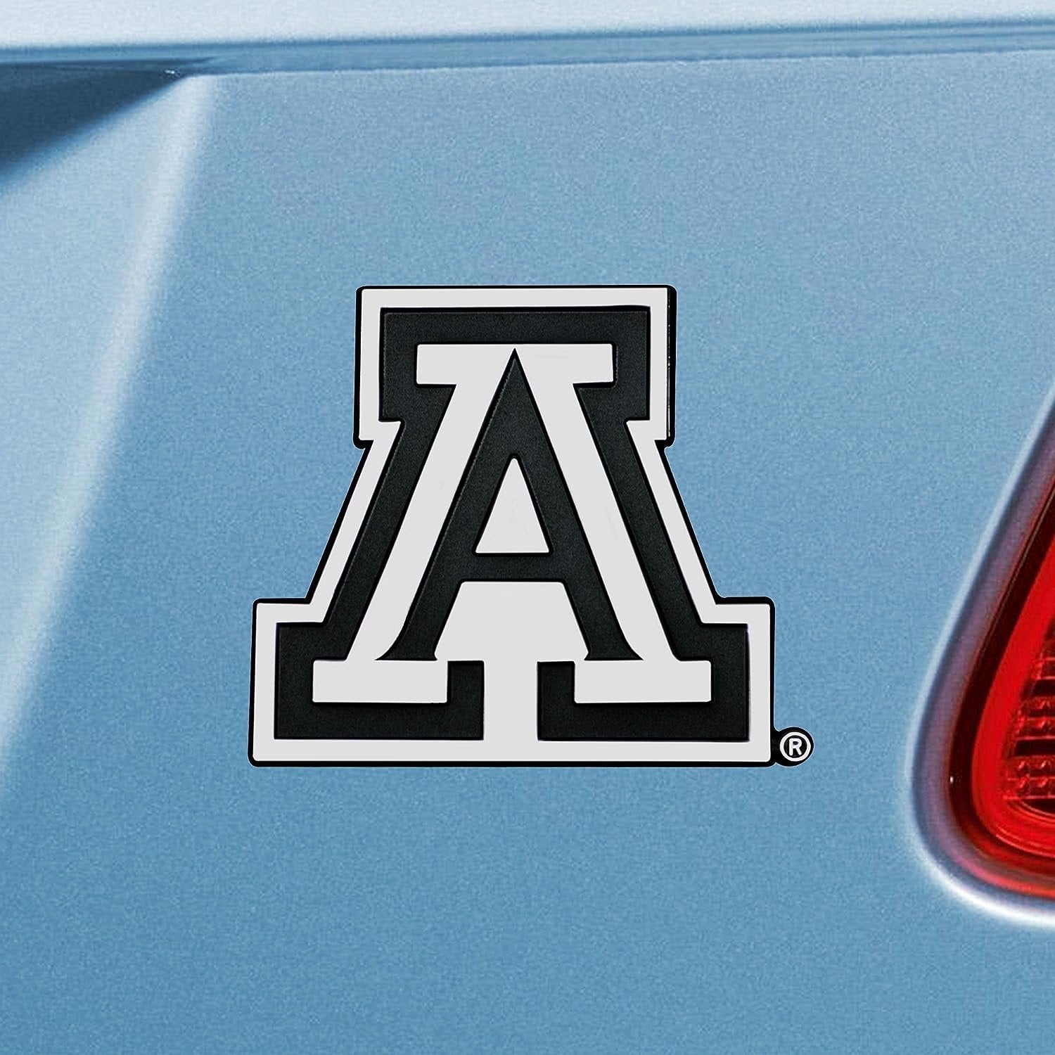 University of Arizona Wildcats Solid Metal Raised Auto Emblem Decal Adhesive Backing