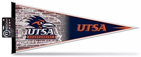 University of Texas San Antonio Roadrunners UTSA Soft Felt Pennant, Campus Design, 12x30 Inch, Easy To Hang
