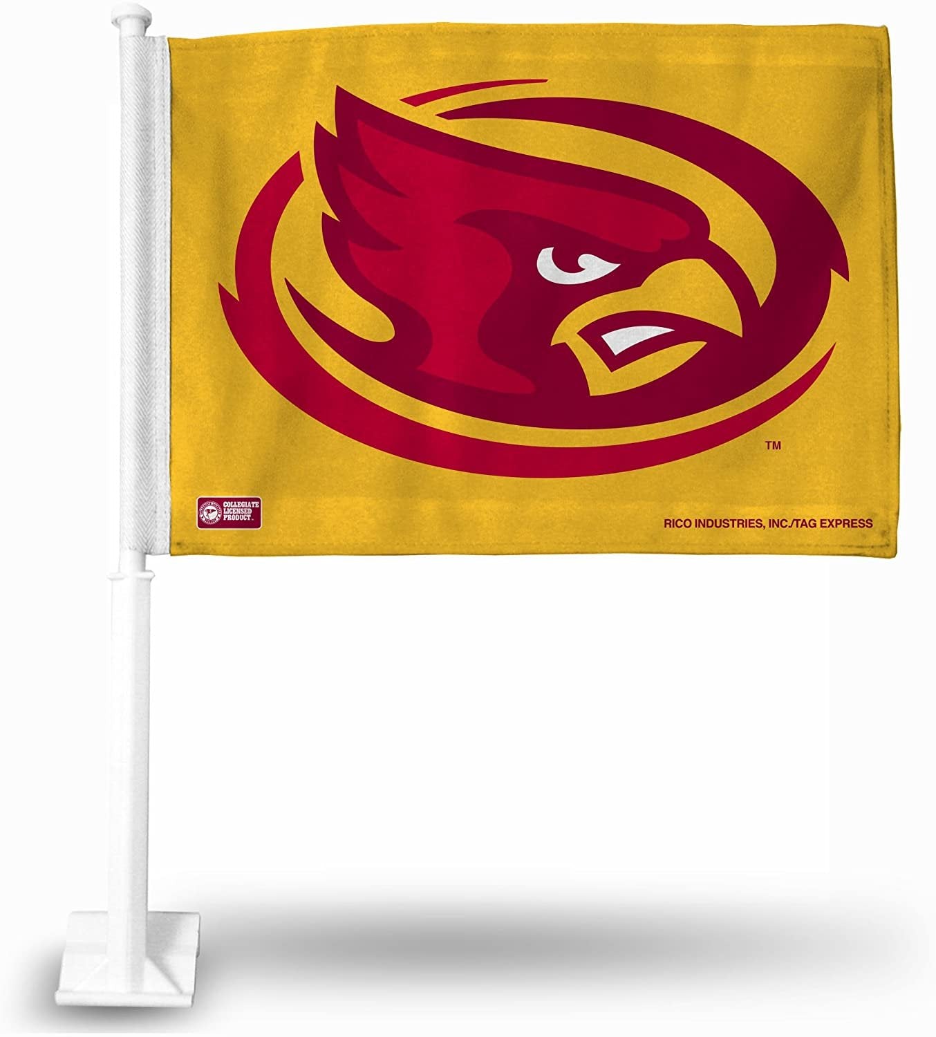 NCAA Iowa State Cyclones Car Flag with included Pole