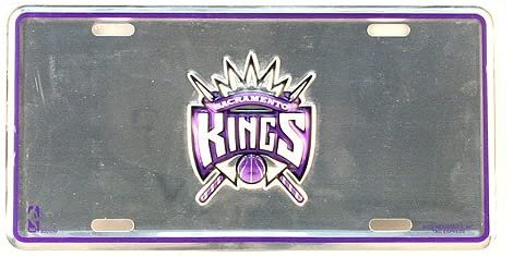 Sacramento Kings NBA Metal License Plate
