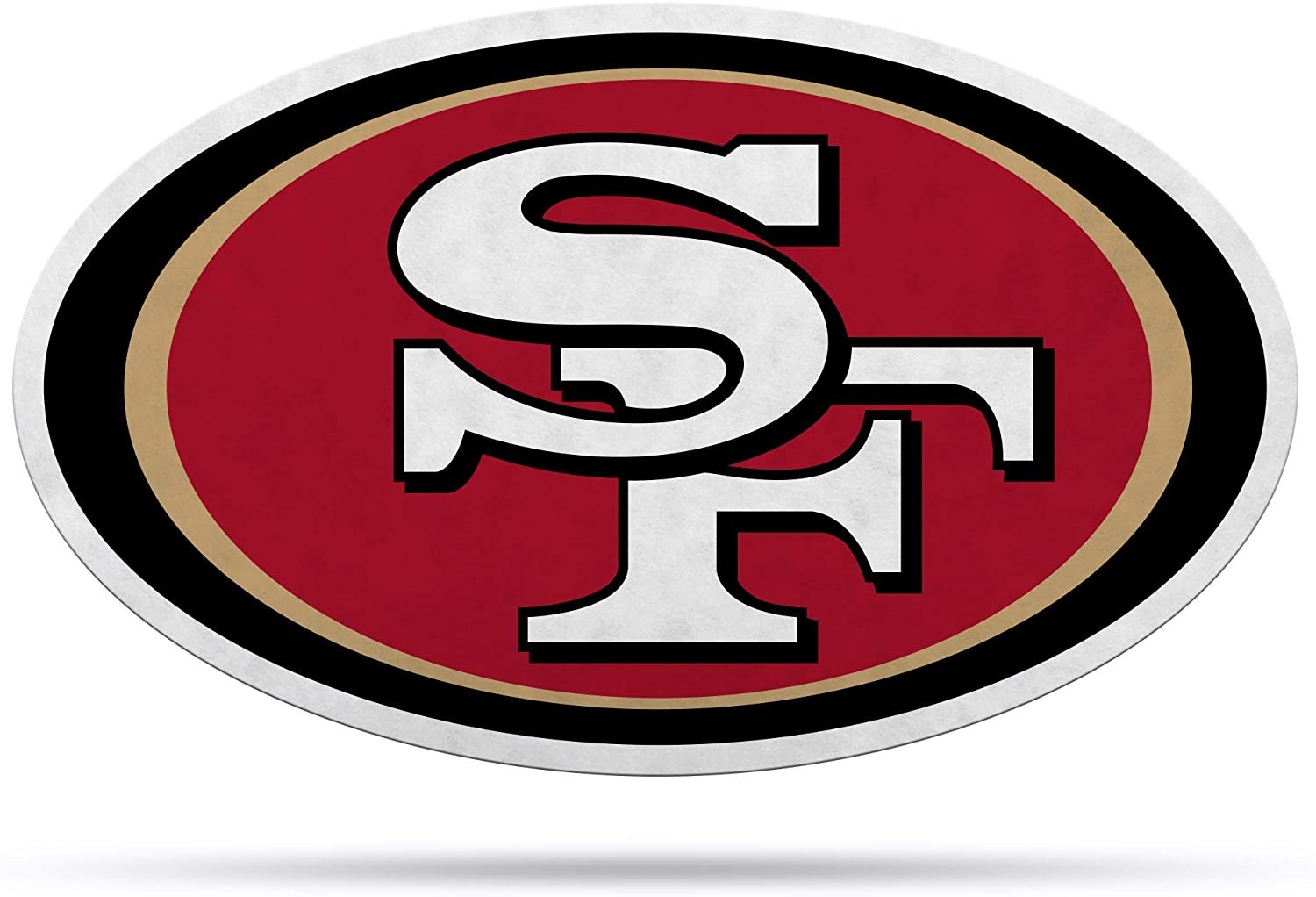 San Francisco 49ers Pennant Primary Logo 18 Inch Soft Felt