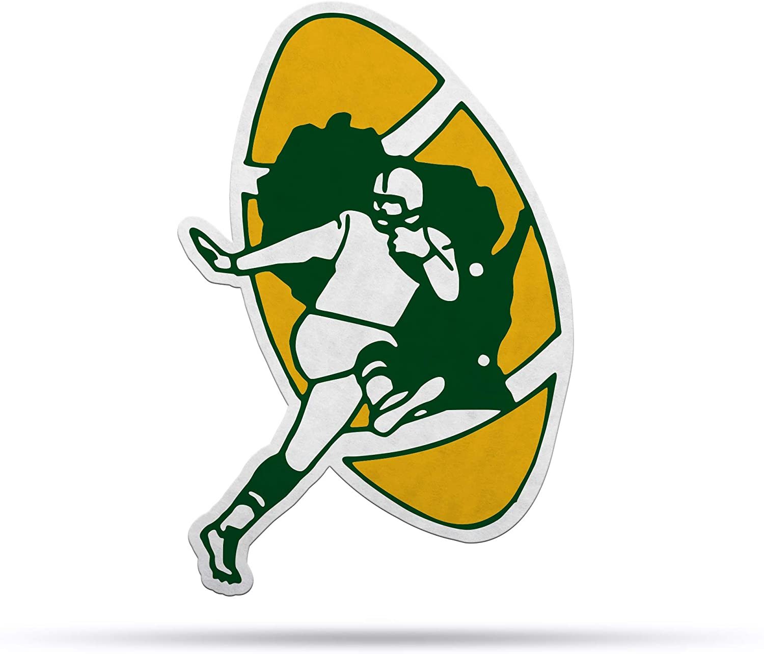 Green Bay Packers Pennant Retro Logo 18 Inch Soft Felt