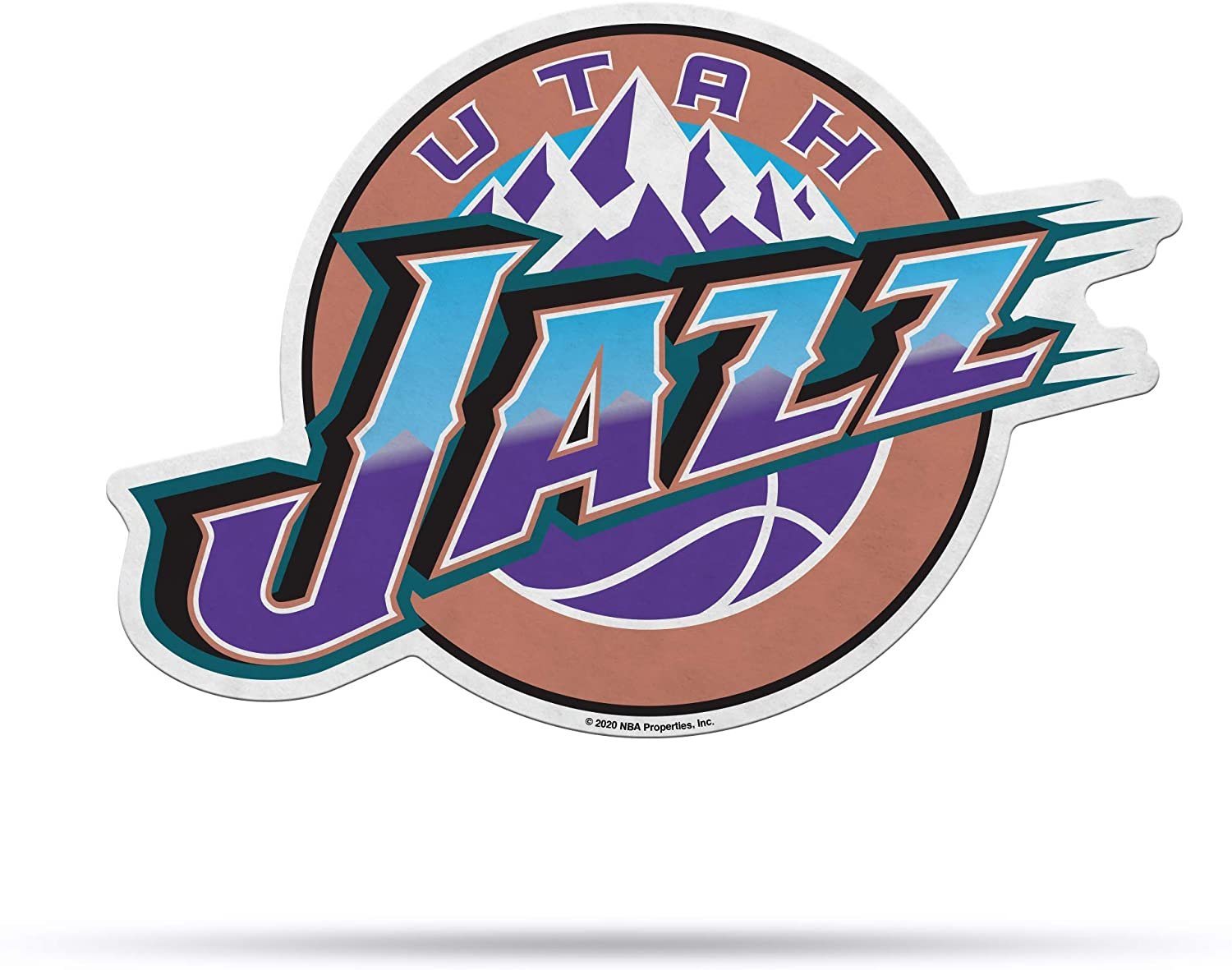 Utah Jazz 18" Retro Logo Pennant Soft Felt