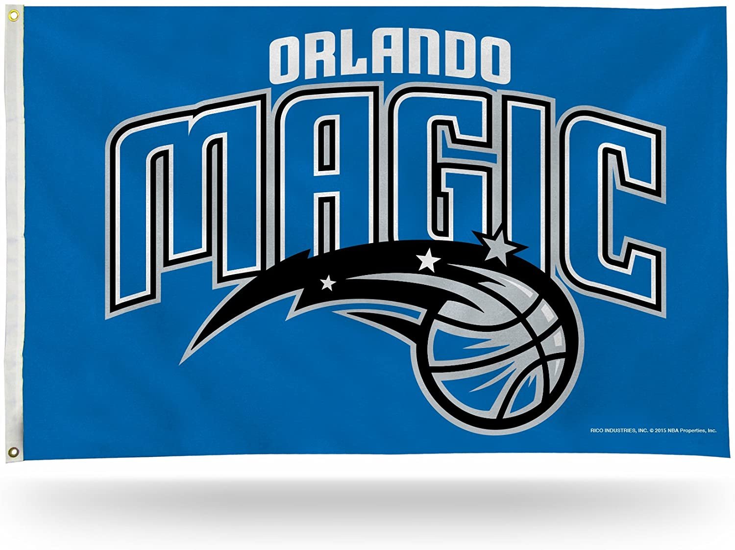 Orlando Magic Premium 3x5 Feet Flag Banner, Logo Design, Metal Grommets, Outdoor Use, Single Sided