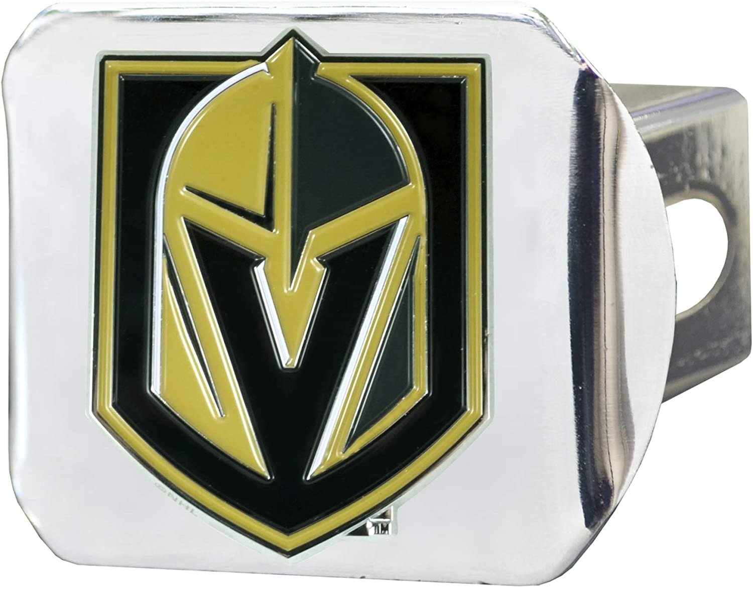 Vegas Golden Knights Hitch Cover Solid Metal with Raised Color Metal Emblem 2" Square Type III