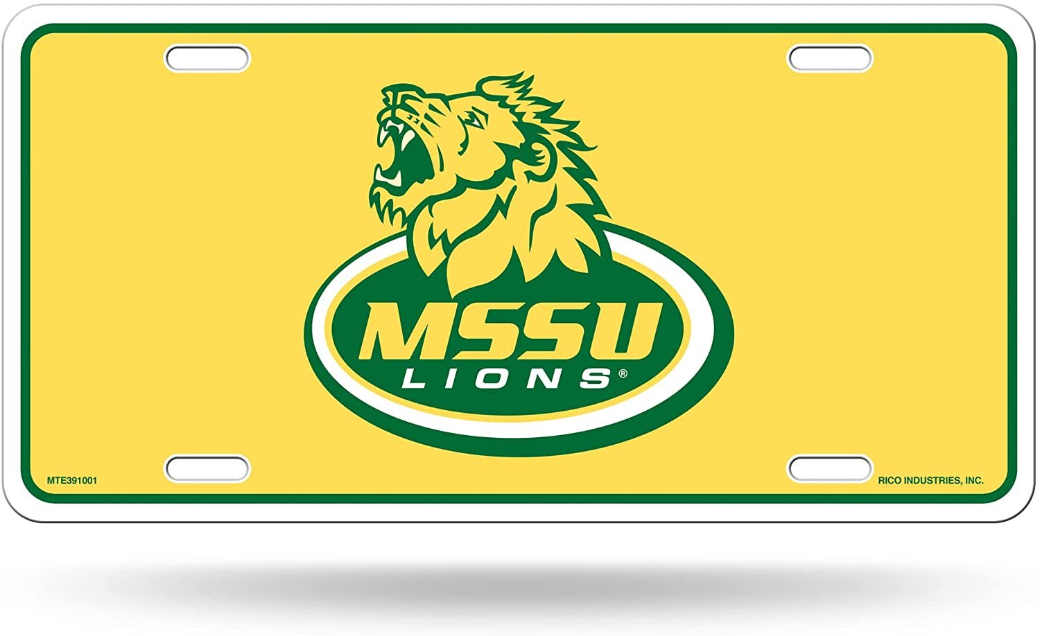 Missouri Southern State University Lions Metal Auto Tag License Plate, Logo Design, 6x12 Inch