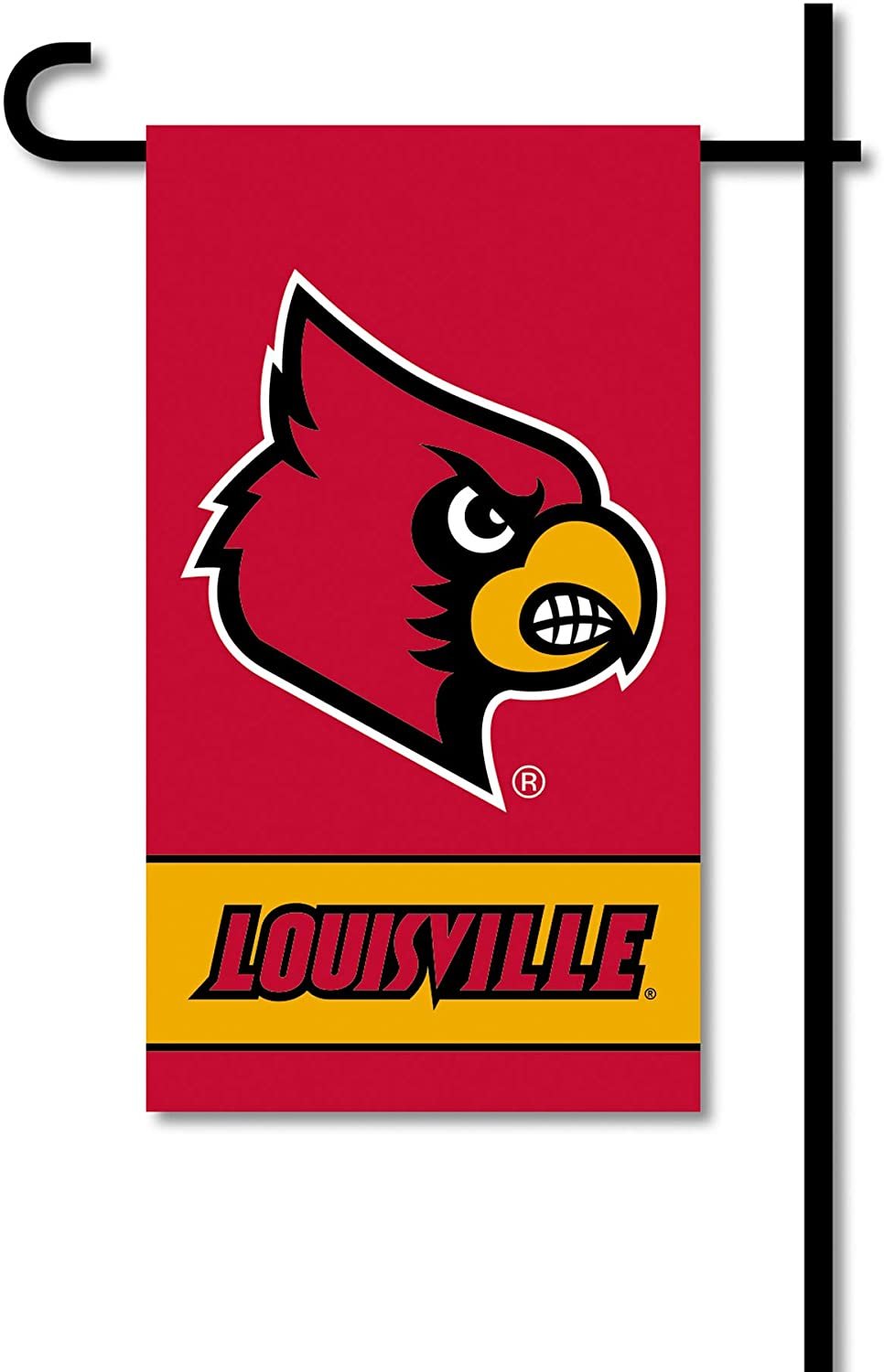 Louisville Cardinals Mini Garden Flag w/ Pole University of