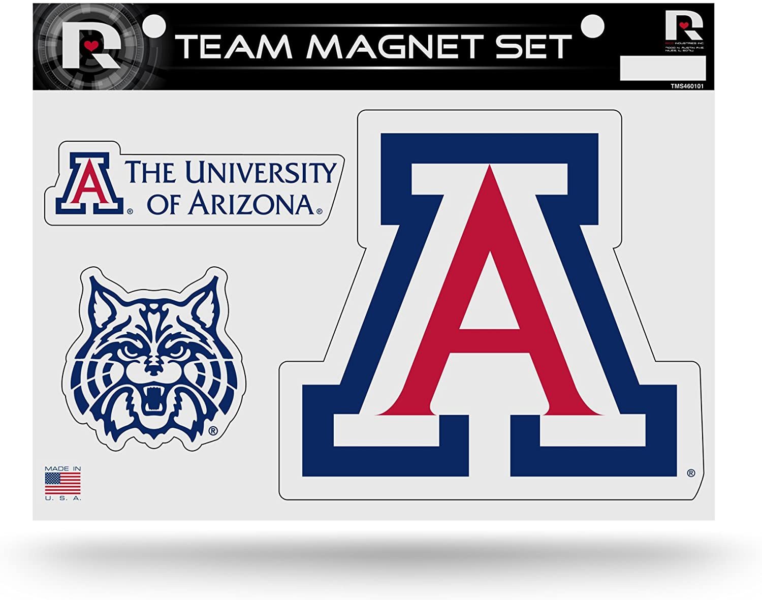 Arizona Wildcats University of Multi Magnet Sheet Shape Cut 8x11 Inch