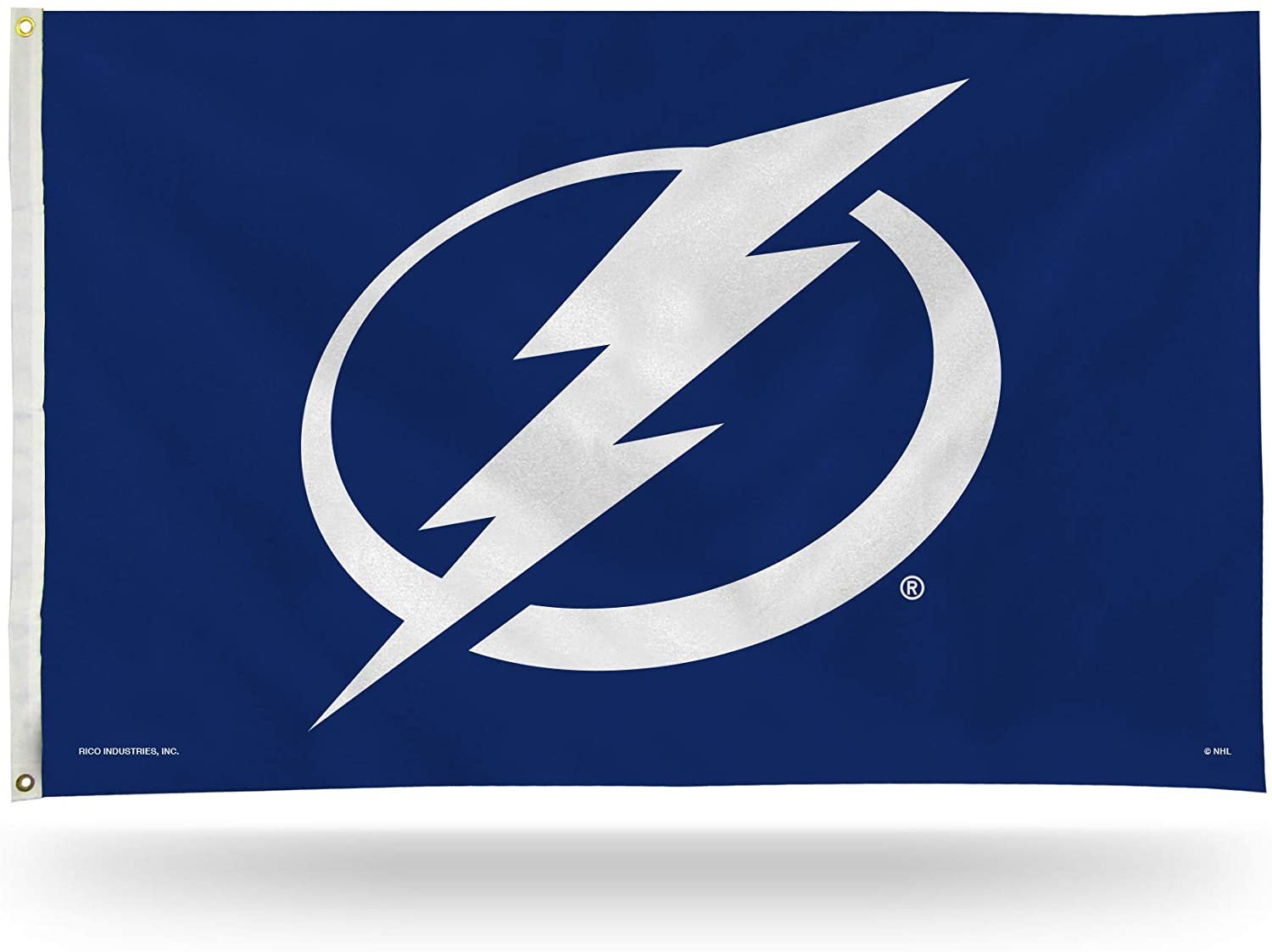 Tampa Bay Lightning Premium 3x5 Feet Flag Banner, Logo Design, Metal Grommets, Outdoor Use, Single Sided