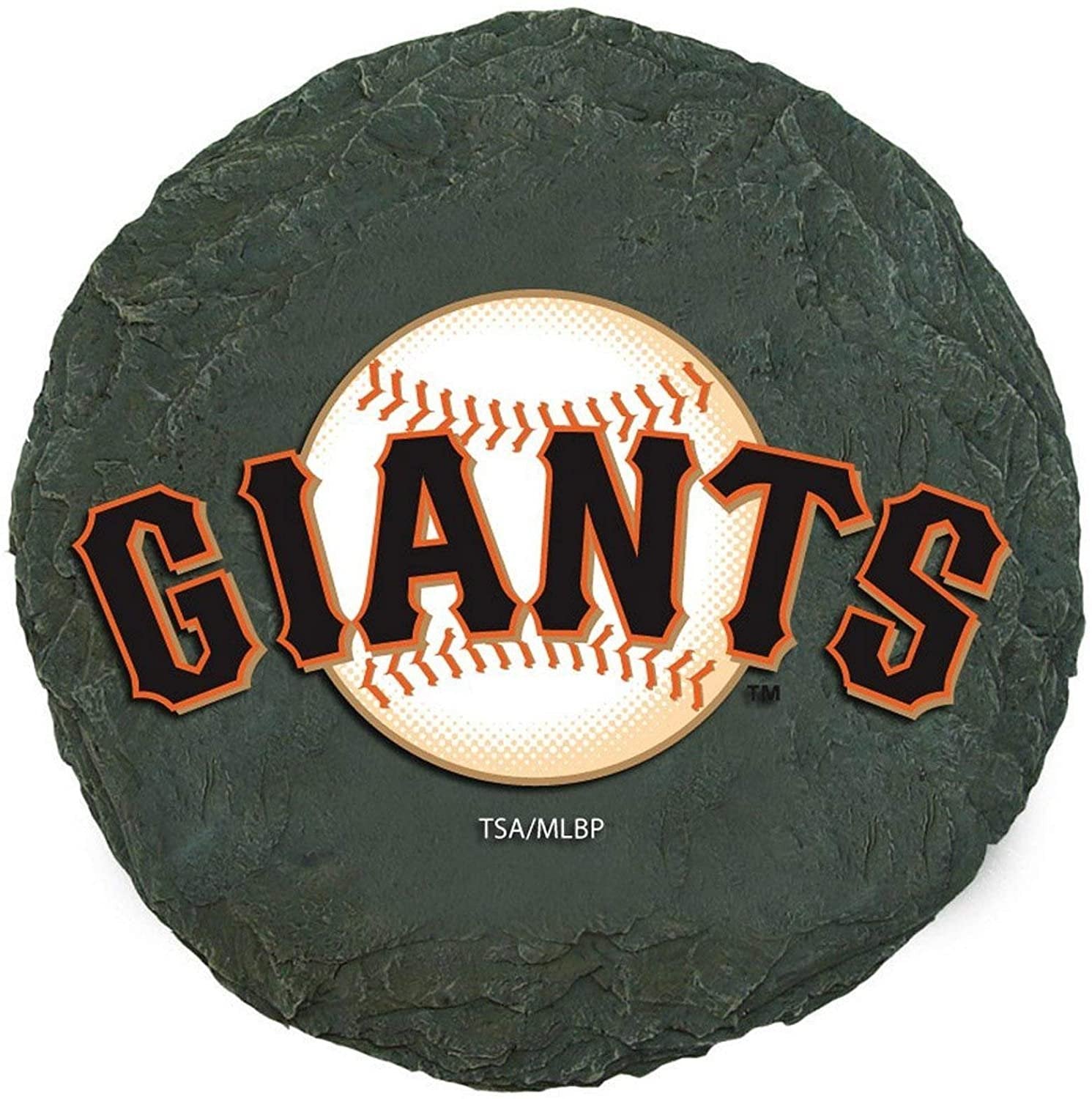 San Francisco Giants Large 13 Inch Stepping Stone Resin Garden Patio Landscape Decoration Baseball