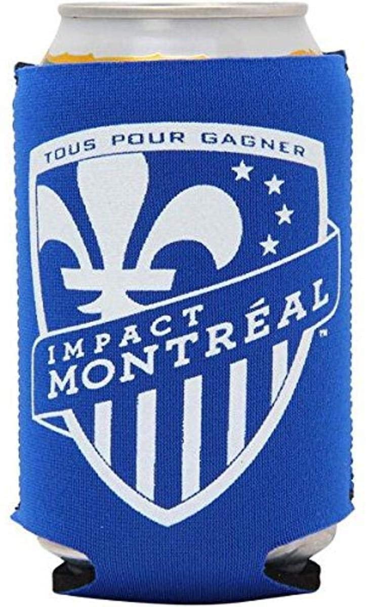 Montreal Impact MLS 12oz Drink Can Cooler Insulated Neoprene Beverage Holder, Logo Design
