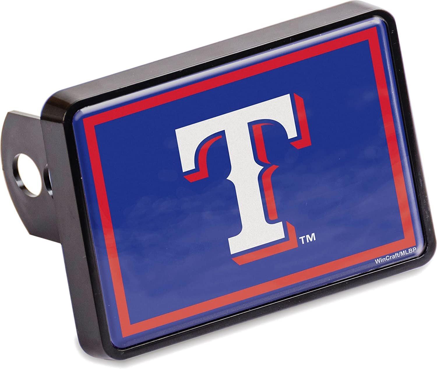 Texas Rangers Universal Hitch Cover Color Bumper Trailer Auto Cap Baseball
