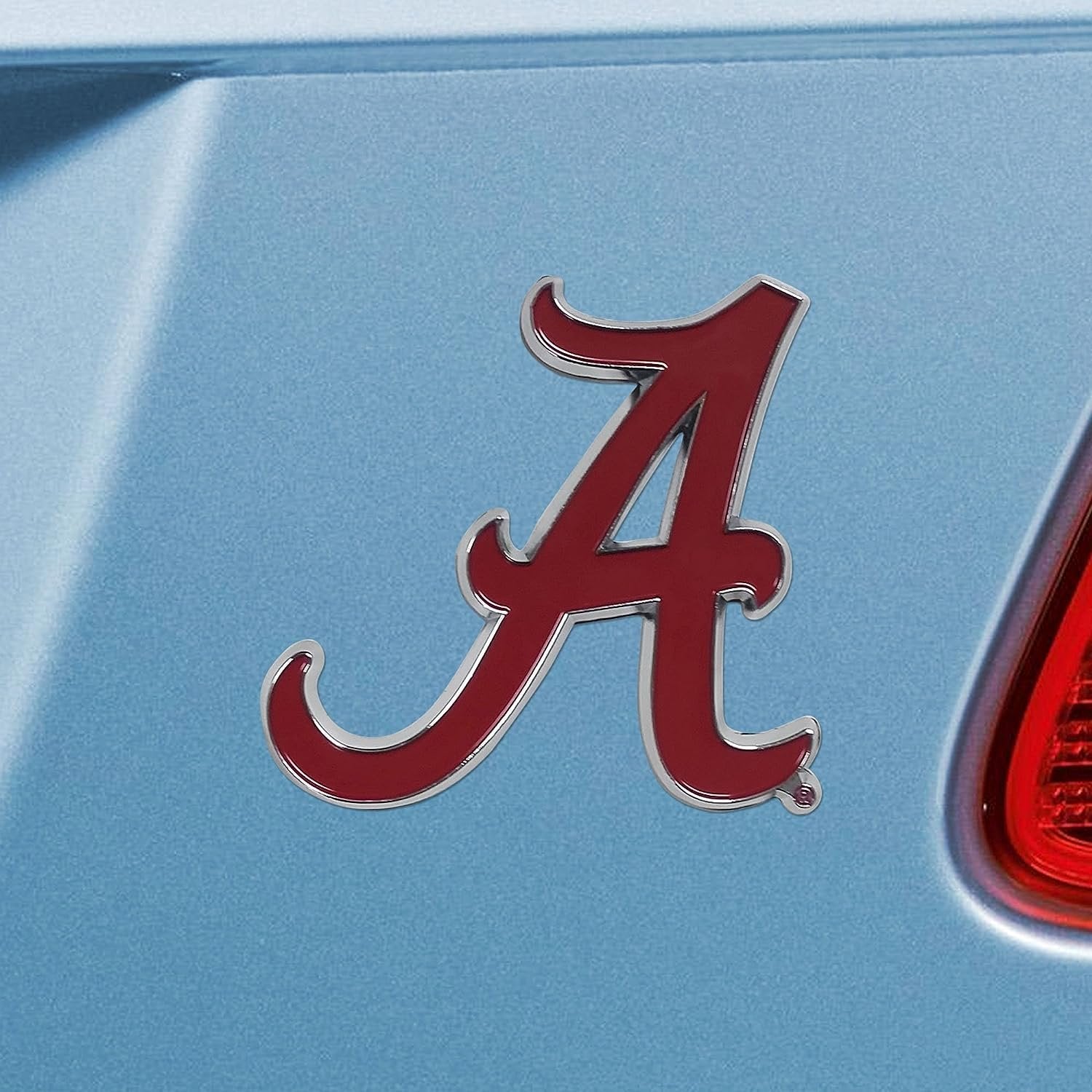 University of Alabama Crimson Tide Solid Metal Raised Auto Emblem Decal Adhesive Backing