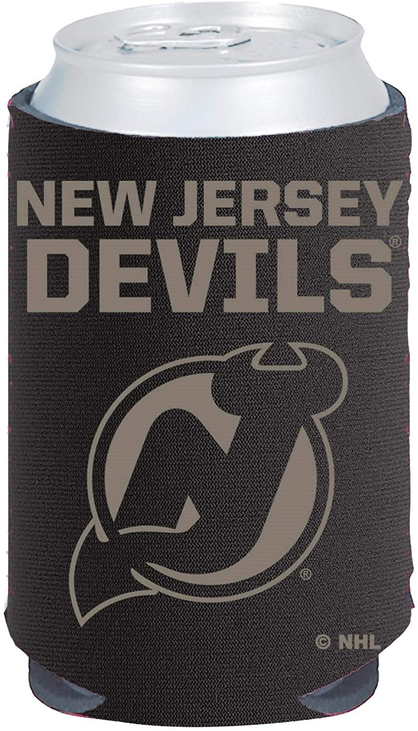 New Jersey Devils 2-Pack CAN Tonal Design Beverage Insulator Neoprene Holder