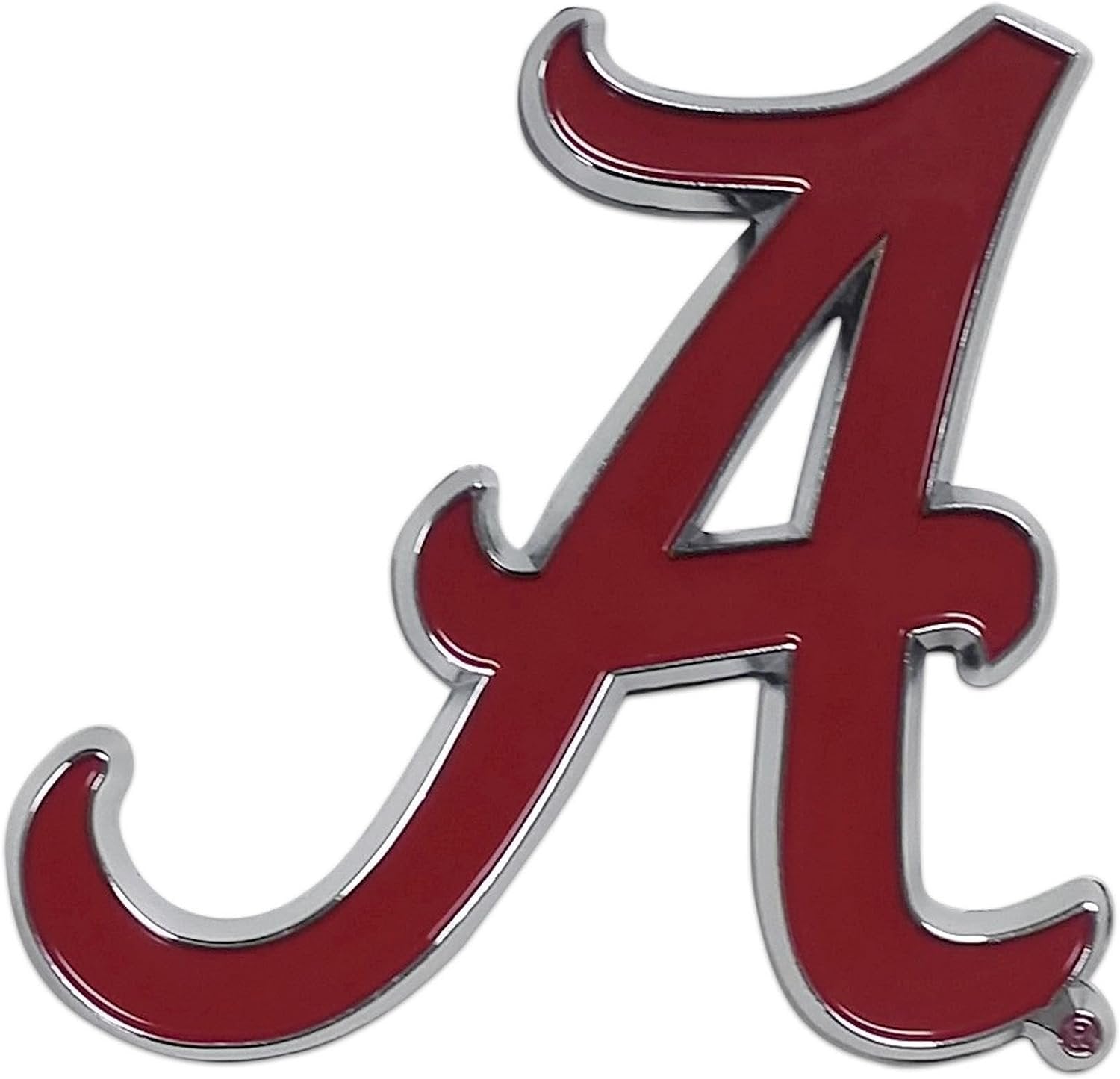 University of Alabama Crimson Tide Solid Metal Raised Auto Emblem Decal Adhesive Backing