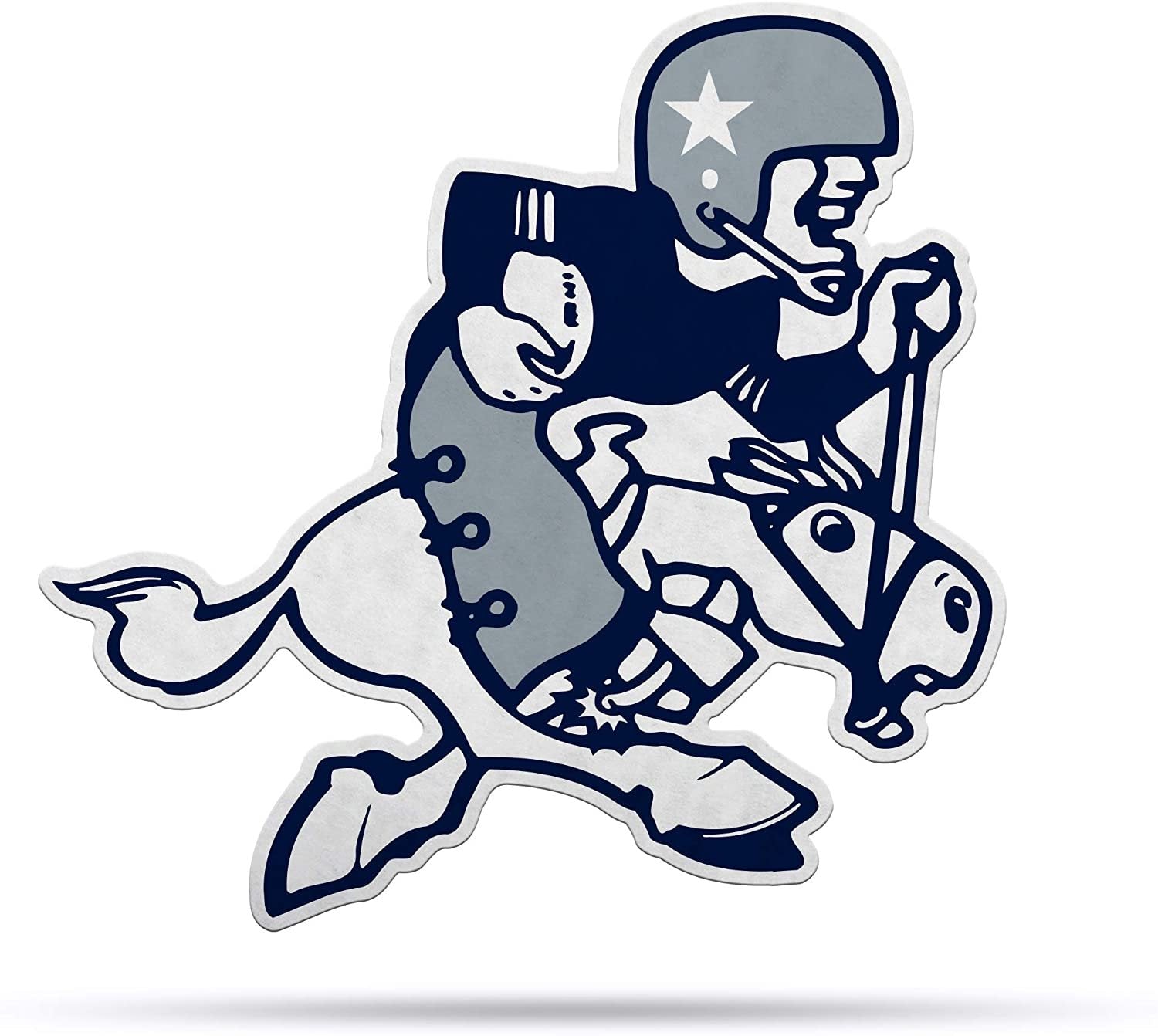 Dallas Cowboys Pennant Retro Logo 18 Inch Soft Felt