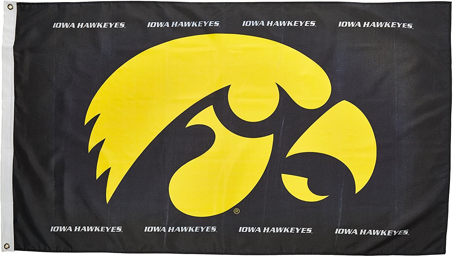 Iowa Hawkeyes 3' X 5' Flag with Grommets