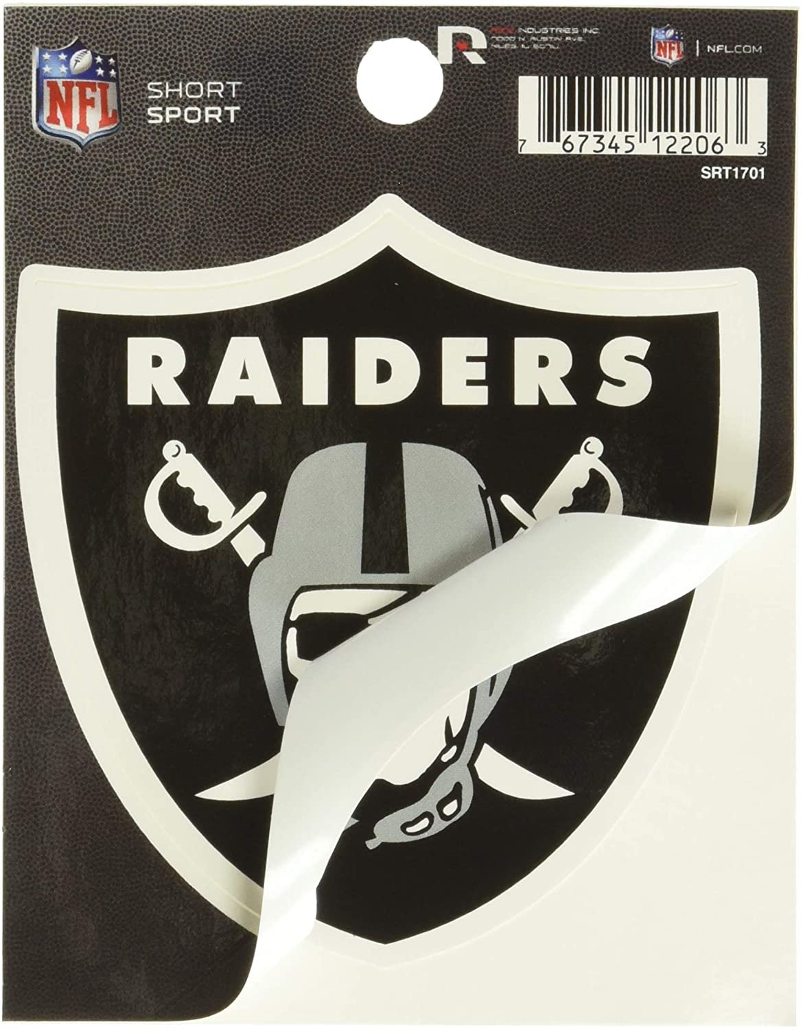 Las Vegas Raiders 3 Inch Decal Sticker Flat Vinyl Die Cut Full Adhesive Backing