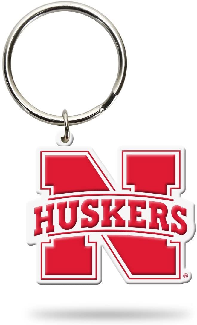 University of Nebraska Cornhuskers Keychain PVC Flex