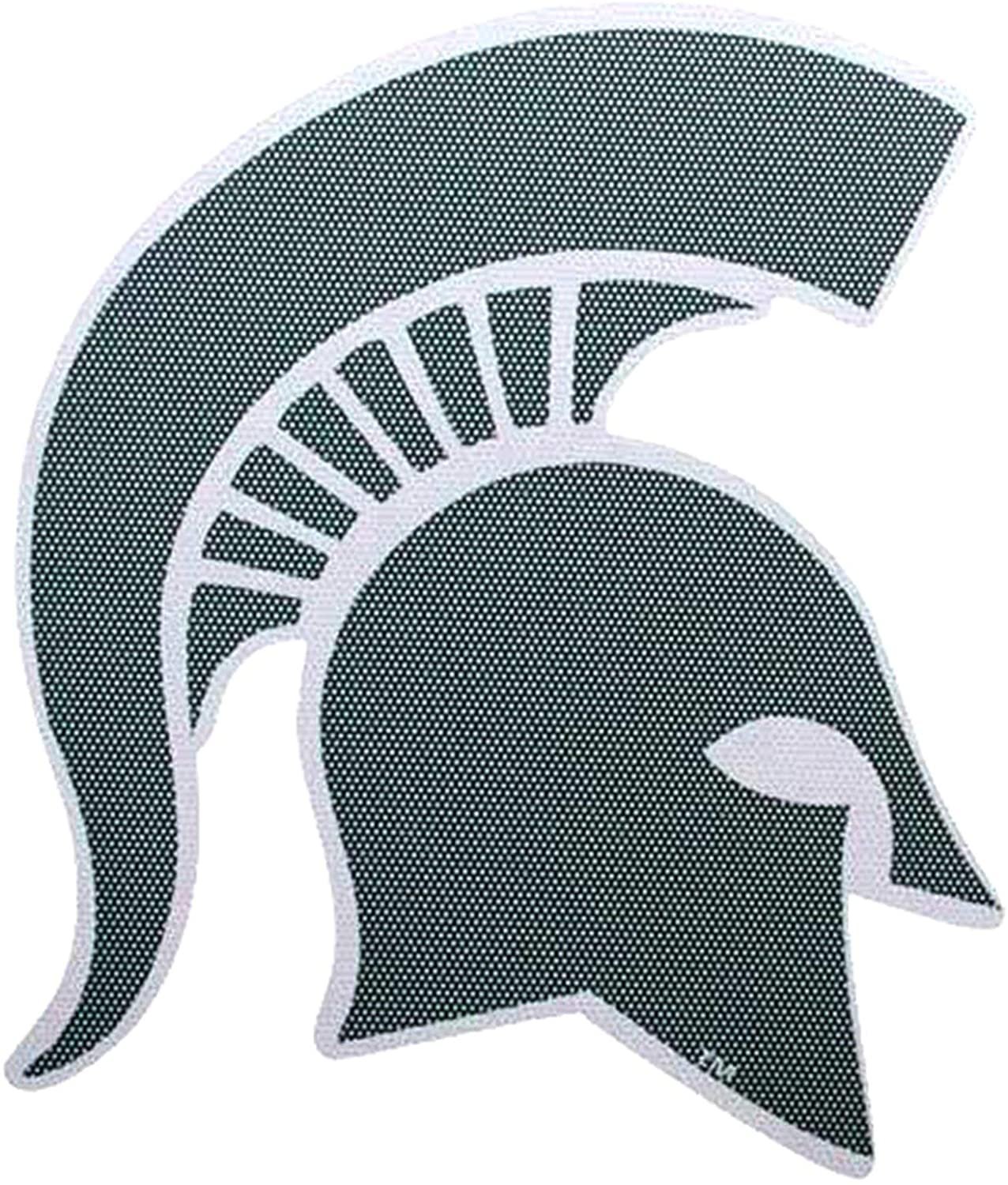 Michigan State Spartans 8" Perforated Window Film Auto Decal University of