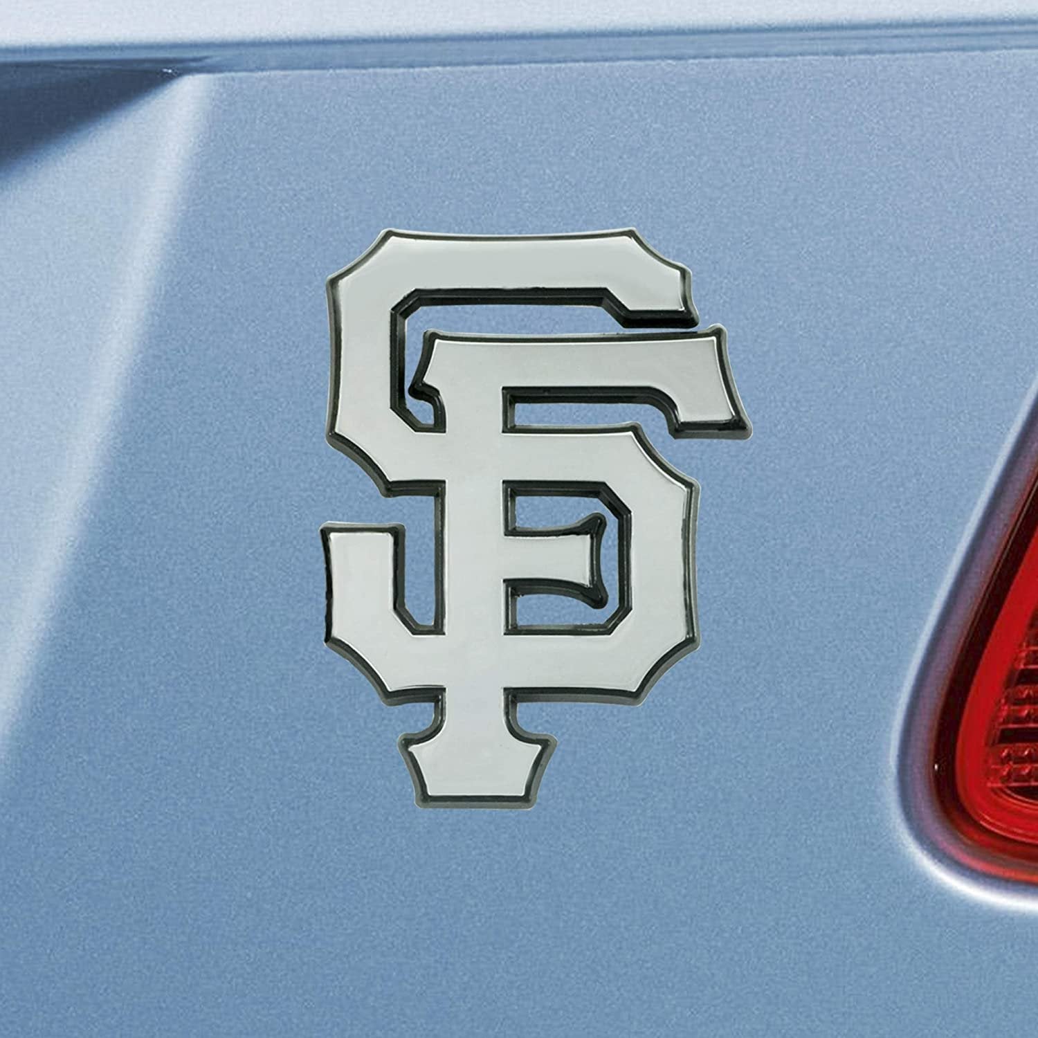 San Francisco Giants Solid Metal Raised Auto Emblem Decal Adhesive Backing