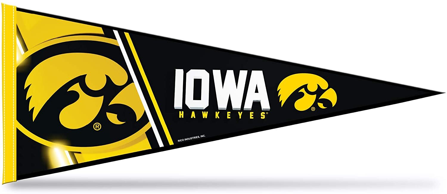 Iowa Hawkeyes Pennant 12x30 Inch Soft Felt University of