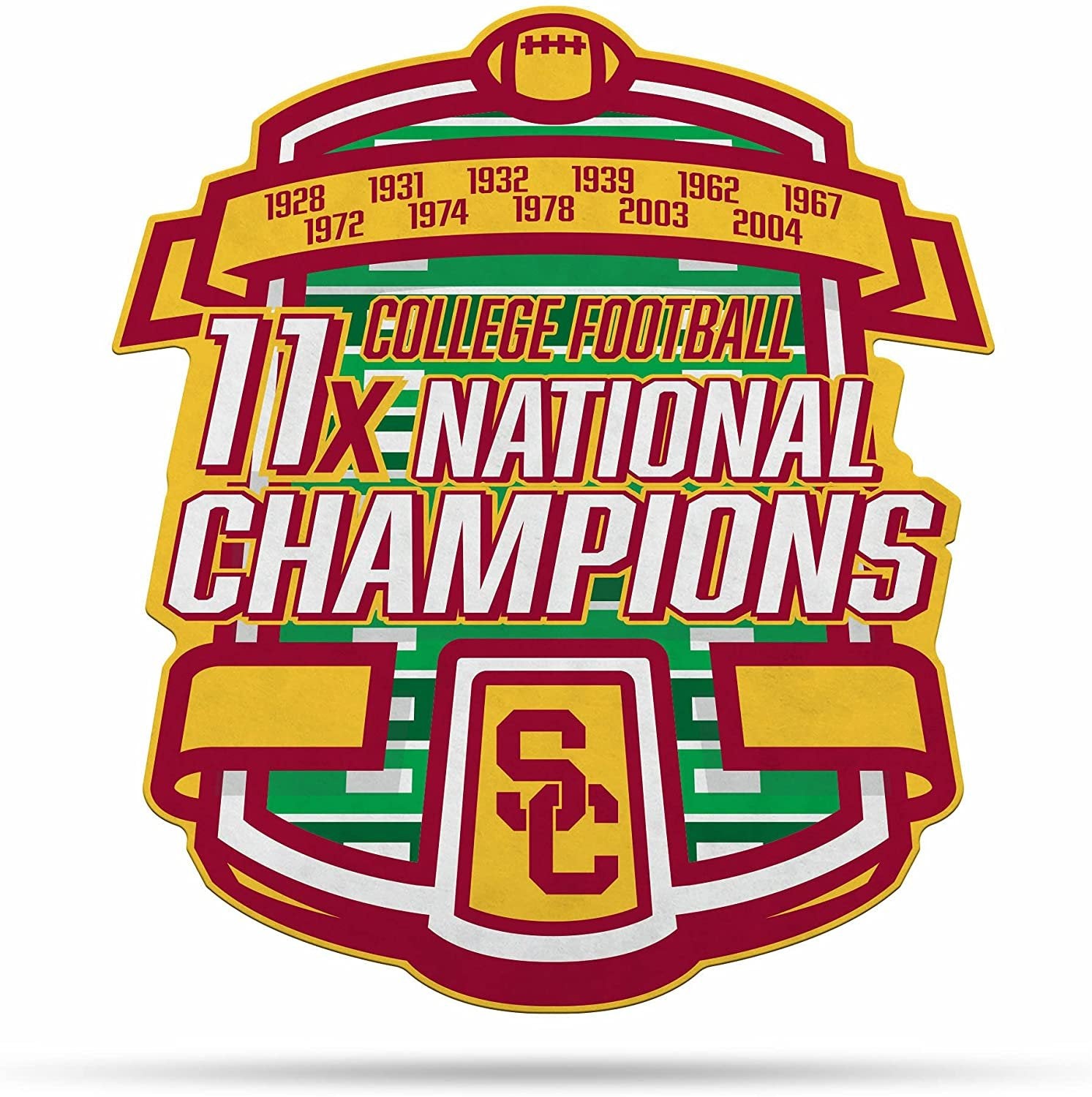 USC Trojans 11X Champions Pennant 18 Inch Soft Felt University of Southern California
