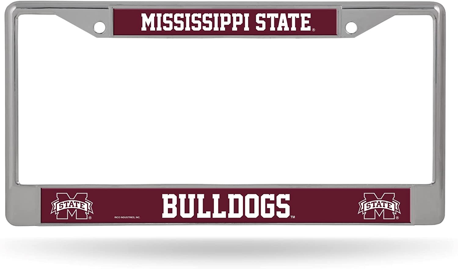 Mississippi State Bulldogs Metal License Plate Frame Tag Cover University